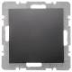 Berker 6710091606 Blindverschluss mit Zentralstück B.1 Glas anthrazit matt
