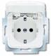 Busch Jaeger earthed socket, 20 EUKB-214 with Cover