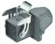 19200031120 Harting Han 3A-eg-QB-M20, through housing