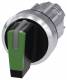 Siemens 3SU10522BL400AA0 toggle switch illuminated 22mm round green