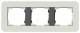 GIRA 0213427 Abdeckrahmen 3f E3 Sand/Anthrazit