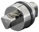 Rittal 2463000 SZ Lock insert, version A, Die-cast zinc, 8 mm triangular, L: 27 mm