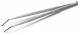 Cimco 103016 Technische Pinzette aus Stahl gebogene spitze Form feine Zahnung L120