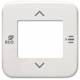 Busch Jaeger 2CKA006155A0033 BJ 6109/03-214 Central disc for room temperature controller /CO2 alpine white, KNX