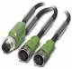 Phoenix Contact 1510722 Phoenix SAC-4P-M12Y/2X0,3-PUR/M12FS VP Sensor-/Aktor-Kabel