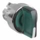 Schneider Electric ZB4BK1233 Schneider Leuchtwahlschalter LED gn 2St. 90° Knebel kurz Metall D22mm