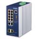 PLANET Industrial 8-Port Managed Switch IGS-4215-8UP2T2S