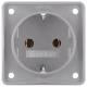 Berker 947782506 Steckdose SCHUKO Integro Einsätze grau,matt