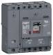 Hager HHS161DC circuit breaker h3+ P160 TM ADJ 4P4D N0-100% 160A 25kA CTC