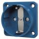 Mennekes 11561 16A2P+E 230V SCHUKO-Anbau-Steckdose blau
