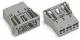 WAGO 770-743/060-000 Buchsenteil Snap-In 3P. grau