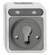 Merten MEG3718-8029 roller shutter button, light gray AQUASTAR