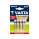 Varta 56703.101.404 General Purpose Battery - 800 mAh - AAA - 1.2 V DC - Battery Rechargeable - 4