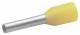 Klauke 171G Aderendhülse isoliert 1qmm 8mm hellgelb DIN46228-4