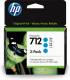 HP 712 3-PACK 29-ML CYAN