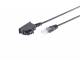 Kabel TK TAE 0,5m, TAE-F/RJ45, Schwarz