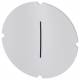 Siemens 3SU19000AB710QB0 insert plate for illuminated prints. round milky sym. I
