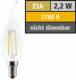 Muellerlicht ETT-1451917 LED Filament Kerzenlampe Windstoß, E14, 2,2W, 250lm, 2700K, warmweiß