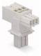 WAGO 893-1656 T-distributor 1 x plug / 2 x socket 2p 100% protected against mismating