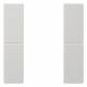 Jung LS502TSALG Tastensatz 2fach kpl LS/FD-design lichtgrau