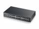 Zyxel Switch unmanaged Layer2 24 Port ? 24x 1 GbE ? 48,3 cm ( 19 Zoll ) ? Lüfterlos ? GS1100-24E V3