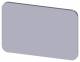 Siemens 3SU19000AD810AA0 3SU1900-0AD81-0AA0 inscription, shield 17,5x27mm silver o.Aufschrift