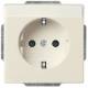 Busch Jaeger 2CKA002011A3726 BJ 20EUN-82 Steckdose mit BeschriftungsFeld future linear savanne/elfenbeinweiß