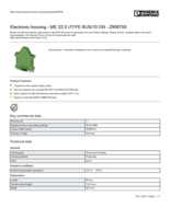 Datenblatt zu Phoenix Contact 2908755, EAN: 4017918160630