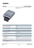 Datasheet for Siemens 6ES72230BD300XB0, EAN: 6940408100466
