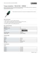 Datasheet for Phoenix Contact 1208429, EAN: 4046356014519