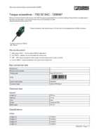 Datasheet for Phoenix Contact 1208487, EAN: 4046356014571