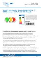 Datasheet for Allnet ALL-PoE-CO2-LAMP