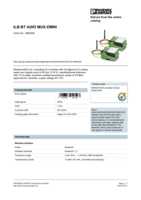 Datasheet for Phoenix Contact 2884208, EAN: 4046356049597