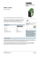 Datenblatt zu Phoenix Contact 2885249, EAN: 4017918996482