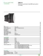 Datasheet for Schneider Electric ZB5AA1, EAN: 3389110904369
