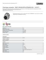 Datasheet for Phoenix Contact 1419771, EAN: 4046356534093