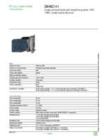 Datasheet for Schneider Electric ZB4BZ141, EAN: 3389110889420