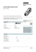 Datasheet for Phoenix Contact 1542884, EAN: 4046356097826