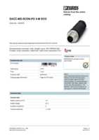 Datasheet for Phoenix Contact 1542978, EAN: 4046356097666