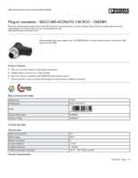 Datasheet for Phoenix Contact 1542981, EAN: 4046356097659