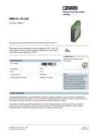 Datenblatt zu Phoenix Contact 2885773, EAN: 4046356100786