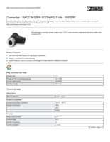 Datasheet for Phoenix Contact 1553297, EAN: 4046356170215