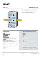 Datasheet for Siemens 3RK22000CT200AA3, EAN: 4011209546554
