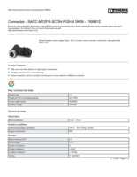 Datasheet for Phoenix Contact 1556812, EAN: 4046356183871