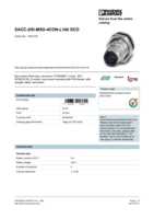 Datasheet for Phoenix Contact 1551516, EAN: 4046356153621