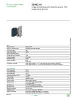Datasheet for Schneider Electric ZB4BZ101, EAN: 3389110889376