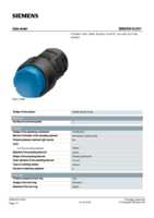 Datasheet for Siemens 3SB20000LD01, EAN: 4011209027619