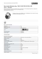 Datasheet for Phoenix Contact 1551503, EAN: 4046356153638