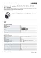 Datasheet for Phoenix Contact 1553006, EAN: 4046356162180