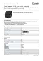 Datasheet for Phoenix Contact 0903028, EAN: 4046356328036